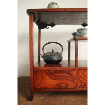 欅の飾棚/茶棚　X108 