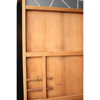 氷裂模様 サンドブラストガラス雪隠戸　GD1215 