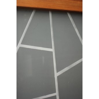 氷裂模様 サンドブラストガラス雪隠戸　GD1215 