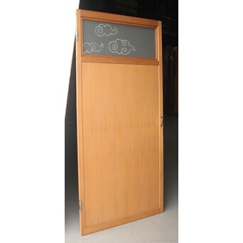 和雲模様 サンドブラストガラス雪隠戸　GD1216Y 