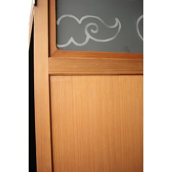 和雲模様 サンドブラストガラス雪隠戸　GD1216Y 