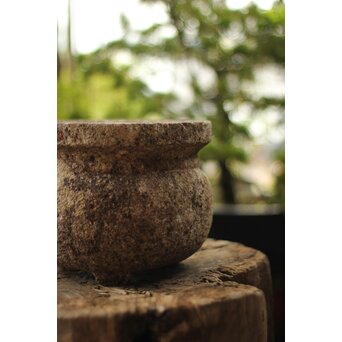 香炉型 つくばい　U071 