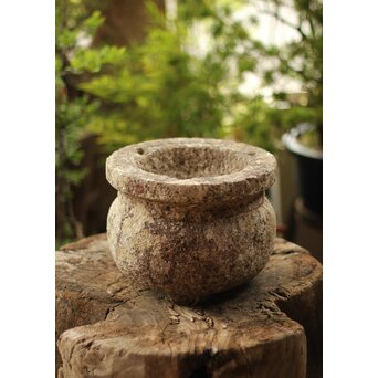 香炉型 つくばい　U071