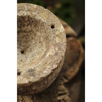 香炉型 つくばい　U071 