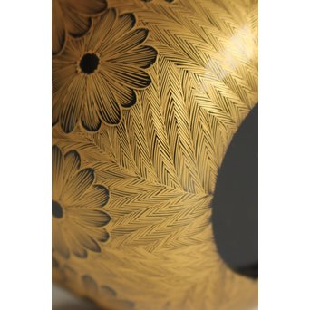 角野岩次 沈金菊忍棗　Q047 