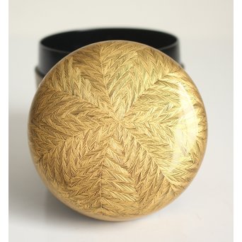 角野岩次 沈金菊忍棗　Q047 