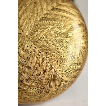 角野岩次 沈金菊忍棗　Q047 