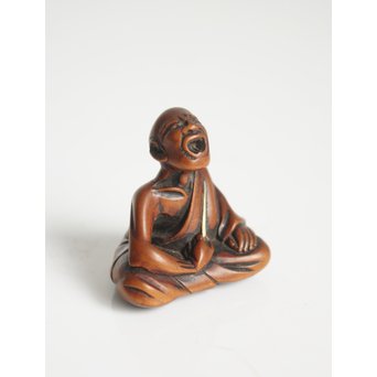 黄楊根付 人物　X109