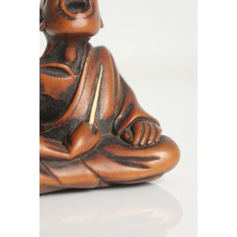 黄楊根付 人物　X109 