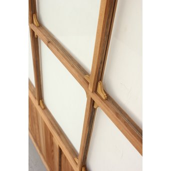 アールデコ調 白木クリアガラス戸　GD1217Y 