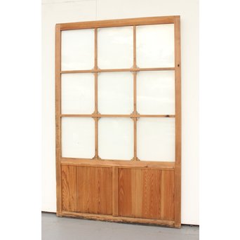 アールデコ調 白木クリアガラス戸　GD1217Y 