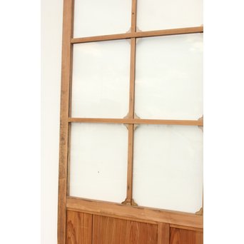 アールデコ調 白木クリアガラス戸　GD1217Y 