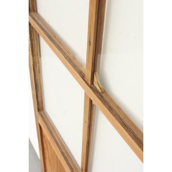 アールデコ調 白木クリアガラス戸　GD1217Y 