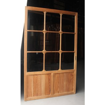 アールデコ調 白木クリアガラス戸　GD1217Y 