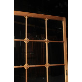 アールデコ調 白木クリアガラス戸　GD1217Y 