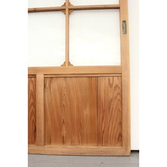 アールデコ調 白木クリアガラス戸　GD1217Y 