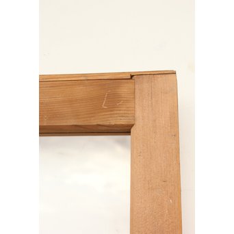 アールデコ調 白木クリアガラス戸　GD1217Y 