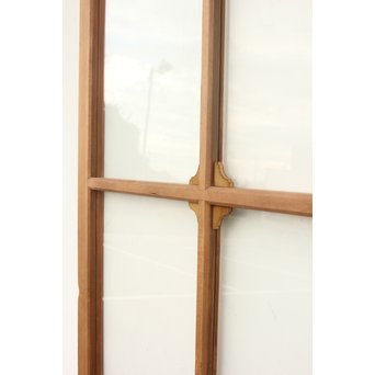 アールデコ調 白木クリアガラス戸　GD1217Y 