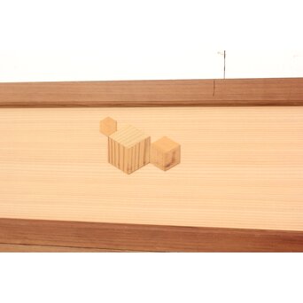 寄木欄間 2枚1組　R2448 