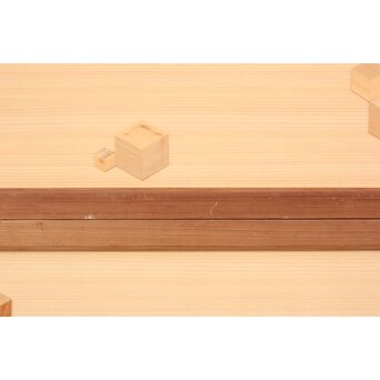 寄木欄間 2枚1組　R2448 