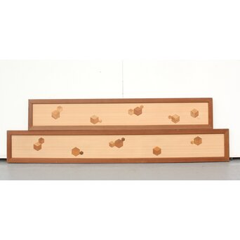 寄木欄間 2枚1組　R2448