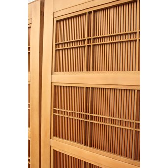 極上万本格子建具 2枚1組　L983Y 