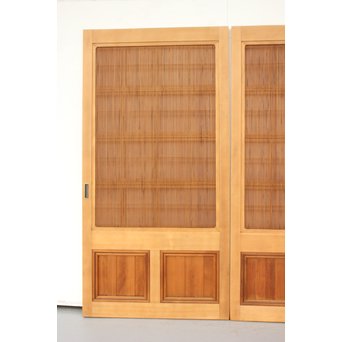 極上万本格子建具 2枚1組　L983Y 