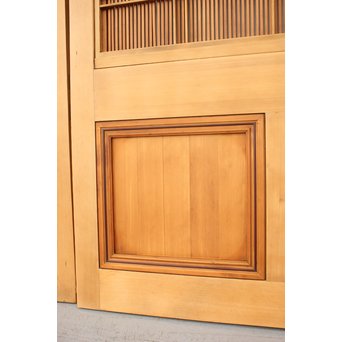 極上万本格子建具 2枚1組　L983Y 