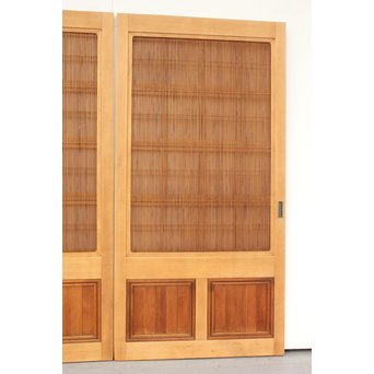 極上万本格子建具 2枚1組　L983Y 