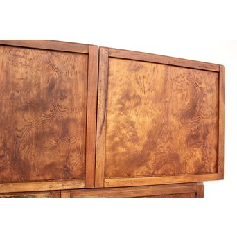 ウネリ杢目の小さな板戸 4枚1組　B955 