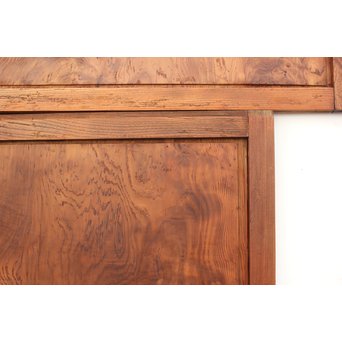 ウネリ杢目の小さな板戸 4枚1組　B955 