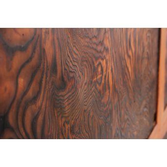 ウネリ杢目の小さな板戸 4枚1組　B955 