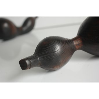 民藝 時代瓢箪型横木 2個1組　X112 