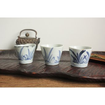 前期伊万里 立盃 猪口 3個1組　P125 