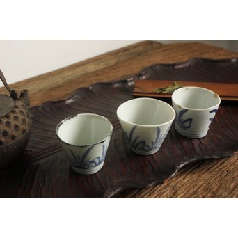 前期伊万里 立盃 猪口 3個1組　P125 