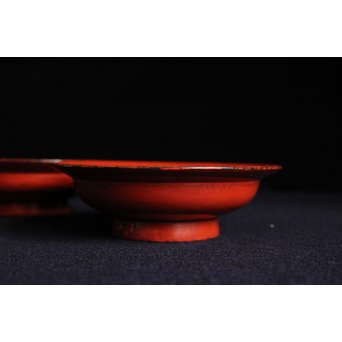 根来塗 楪子/ちゃつ 5客1組　Q049 