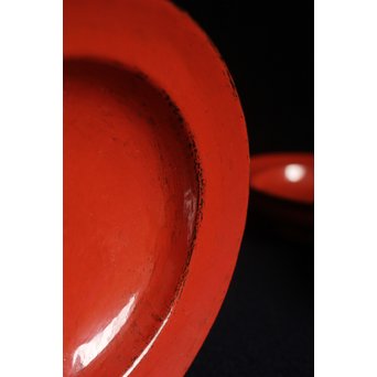 根来塗 楪子/ちゃつ 5客1組　Q049 