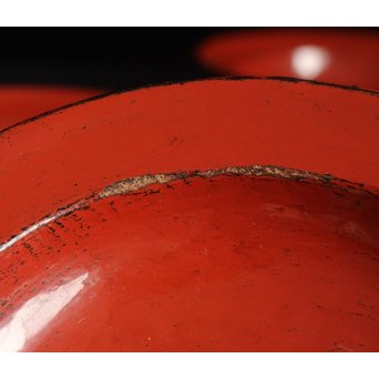 根来塗 楪子/ちゃつ 5客1組　Q049 