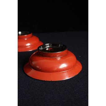 根来塗 楪子/ちゃつ 5客1組　Q049 