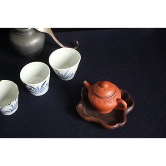 刳貫茶銚敷/急須台　X114 