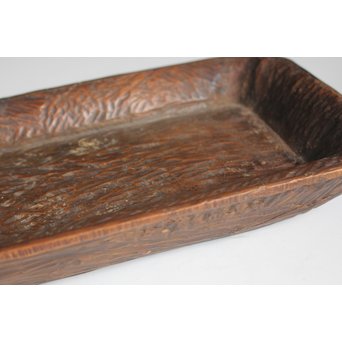 刳貫 煎茶長方盆　X116 