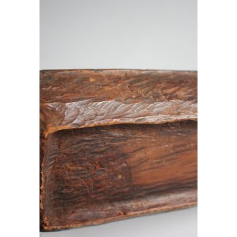 刳貫 煎茶長方盆　X116 