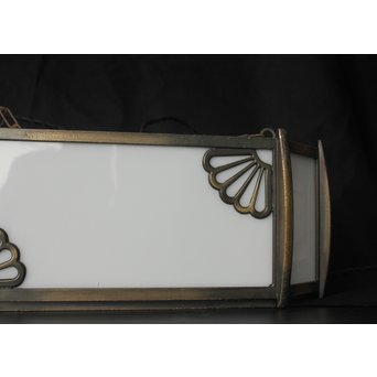 菊紋装飾 長方大型電笠/照明　A1944 