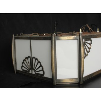 菊紋装飾 長方大型電笠/照明　A1944 