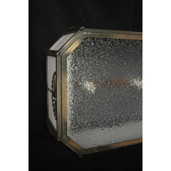 菊紋装飾 長方大型電笠/照明　A1944 