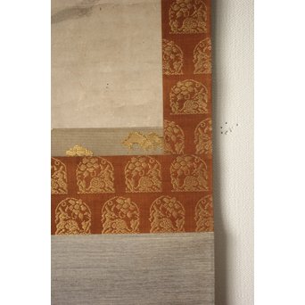 倣 白隠慧鶴 水墨掛軸 布袋図　Z086 