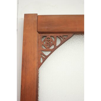 支那竹 斑竹 特大ダイアガラス戸 2枚1組　GD1220YD 