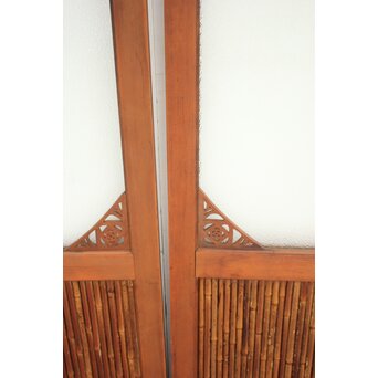 支那竹 斑竹 特大ダイアガラス戸 2枚1組　GD1220YD 