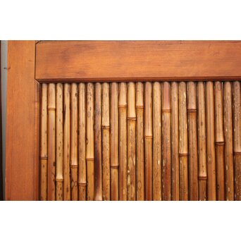 支那竹 斑竹 特大ダイアガラス戸 2枚1組　GD1220YD 