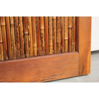 支那竹 斑竹 特大ダイアガラス戸 2枚1組　GD1220YD 